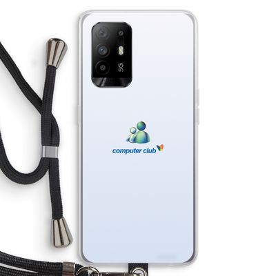 MSN: Oppo A94 5G Transparant Hoesje met koord