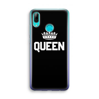 Queen zwart: Huawei P Smart (2019) Transparant Hoesje