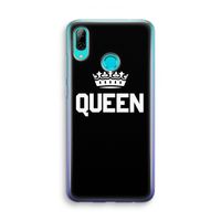 Queen zwart: Huawei P Smart (2019) Transparant Hoesje