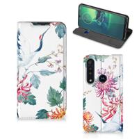 Motorola G8 Plus | Hoesje maken | Bird Flowers