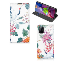 Samsung Galaxy M51 Hoesje maken Bird Flowers