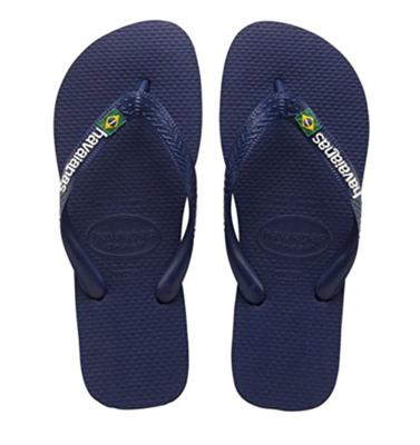 Havaianas - Brasil Logo navy blue Rubber Unisex