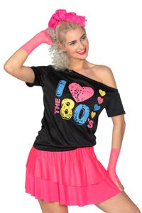 Shirt I love the 80&apos;s zwart Sandra