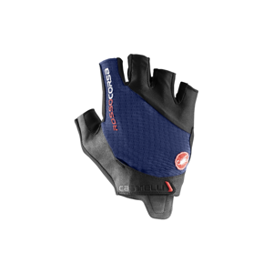 Castelli rosso corsa pro glove fietshandschoenen blauw S