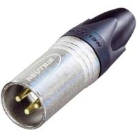 Neutrik NC3MXX-EMC XLR-connector Stekker, recht Aantal polen: 3 Zilver 1 stuk(s)