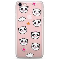 iPhone 8 / 7 siliconen hoesje - Panda - thumbnail
