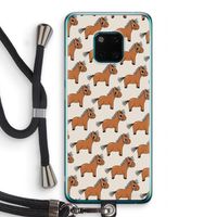 Pony: Huawei Mate 20 Pro Transparant Hoesje met koord