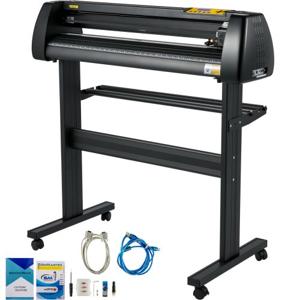 VEVOR Snijplotter Vinylsnijder 720 mm Vinyl Cutter Plotter 28 Signmaster Cutting Business Sign Making w / Stand