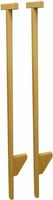 Outdoor actieve houten palen met steun, lengte 120 cm
