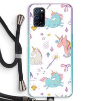 Fantasiewereld: Oppo A92 Transparant Hoesje met koord