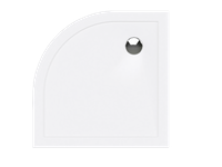 Bruynzeel Douchebak kwartrond 90x90 cm - thumbnail