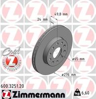 Remschijf Coat Z 600325120