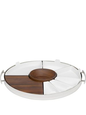 Christofle plateau rond Mood Party (40 cm) - Argent