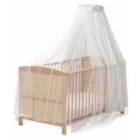 Muskietennet voor baby ledikant - wit - insectenbescherming - babybed/wieg klamboe