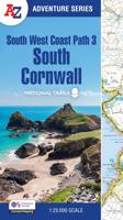 Wandelatlas 3 Adventure Atlas South West Coast Path South Cornwall | A-Z Map Company