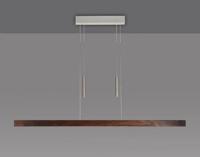 Hanglamp donker notenhout 'Leonora' verstelbaar dimbaar LED lamp 1210mm Hanglamp donker notenhout 'Leonora' verstelbaar dimbaar LED lamp 1210mm