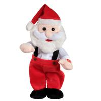 Kerstman pop - met beweging en geluid - 32 cm - dansen en zingen - kerstfiguur