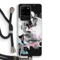 Camouflage de sommeil: Samsung Galaxy S20 Ultra Transparant Hoesje met koord