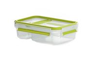 EMSA 518103 lunchtrommel 0,6 l Polypropyleen (PP), Thermoplastische elastomeer (TPE) Groen, Transparant 1 stuk(s) - thumbnail