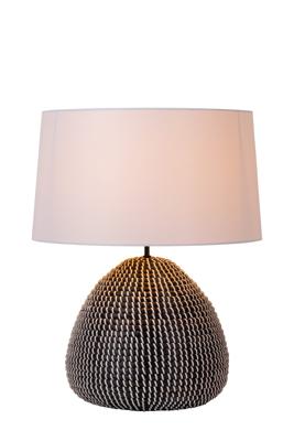Lucide MADUKA - Tafellamp - Ø 45 cm - 1xE27 - Zwart | Premium