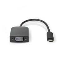 Nedis USB-C©-adapterkabel | Type-C© Male - VGA Female | 0,2 m | Zwart - thumbnail