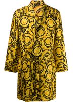 Versace robe de chambre à imprimé baroque - Jaune