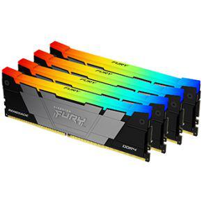 Kingston Technology FURY Renegade RGB geheugenmodule 128 GB 4 x 32 GB DDR4 3600 MHz