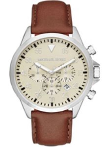 Horlogeband Michael Kors MK8441 Leder Bruin 22mm
