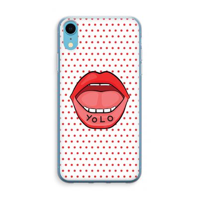 Yolo Denise: iPhone XR Transparant Hoesje