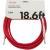 Fender Original Cables instrumentkabel 5.5m Fiesta Red