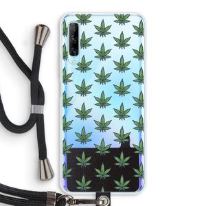 Weed: Huawei P Smart Pro Transparant Hoesje met koord