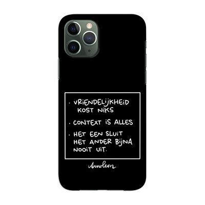 Mijn Motto's: Volledig geprint iPhone 11 Pro Hoesje