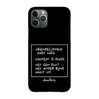 Mijn Motto's: Volledig geprint iPhone 11 Pro Hoesje