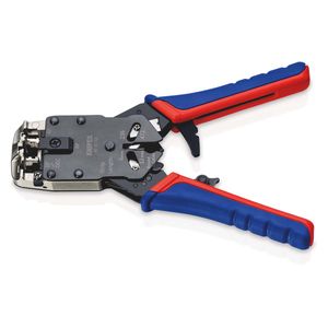 Knipex Krimptang voor westernstekkers | 1 stuks - 97 51 12 SB - 97 51 12 SB