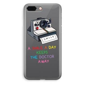 Smile: iPhone 8 Plus Transparant Hoesje