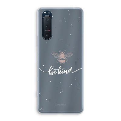 Be(e) kind: Sony Xperia 5 II Transparant Hoesje