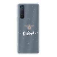 Be(e) kind: Sony Xperia 5 II Transparant Hoesje