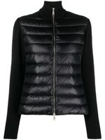 Moncler quilted padded cardigan - Noir