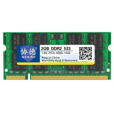 XIEDE X029 DDR2 533 MHz 2GB algemene volledige compatibiliteit geheugen RAM module voor laptop XIEDE X029 DDR2 533 MHz 2GB algemene volledige compatibiliteit geheugen RAM module voor laptop