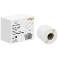 Renkforce Rol met etiketten Compatibel vervangt DYMO DYMO 99014 101 x 54 mm Papier Wit 220 stuk(s) Permanent hechtend Verzendetiketten RF-6027532 - thumbnail