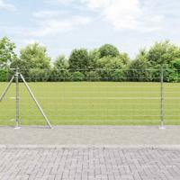 Weidehekwerk Zilver 50 x 1 m Gegalvaniseerd staal