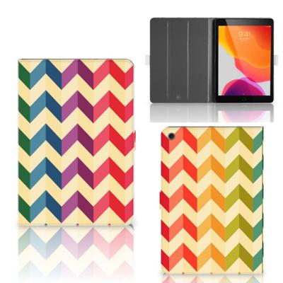 iPad 10.2 2019 | iPad 10.2 2020 | 10.2 2021 Tablet Hoes Zigzag Multi Color iPad 10.2 2019 | iPad 10.2 2020 | 10.2 2021 Tablet Hoes Zigzag Multi Color
