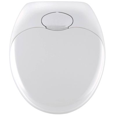 Wenko Wc-bril Family 35,2 X 38 Cm Thermoplast Wit