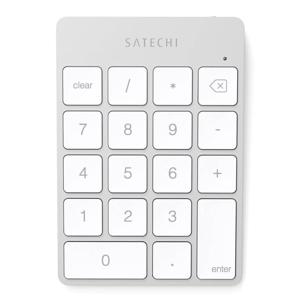 Satechi Slim Numeriek toetsenbord Bluetooth Zilver