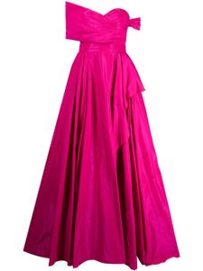 Zuhair Murad robe longue à épaules dénudées - Violet