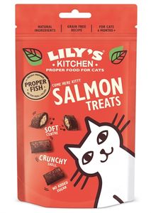 Lily's Kitchen Salmon Treats Kat Snack Lever, Zalm 60 g
