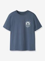 T-shirt voor jongens met vakantieprint van NAME IT leiblauw