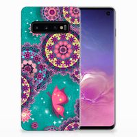 Samsung Galaxy S10 Hoesje maken Cirkels en Vlinders