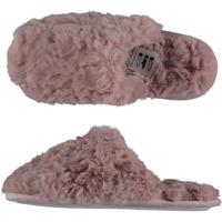 Apollo Instap slippers/pantoffels Fluffy - dames - roze - maat 37-38 - huissloffen