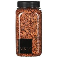 Decoratie/hobby steentjes mini terracotta 650 ml   -